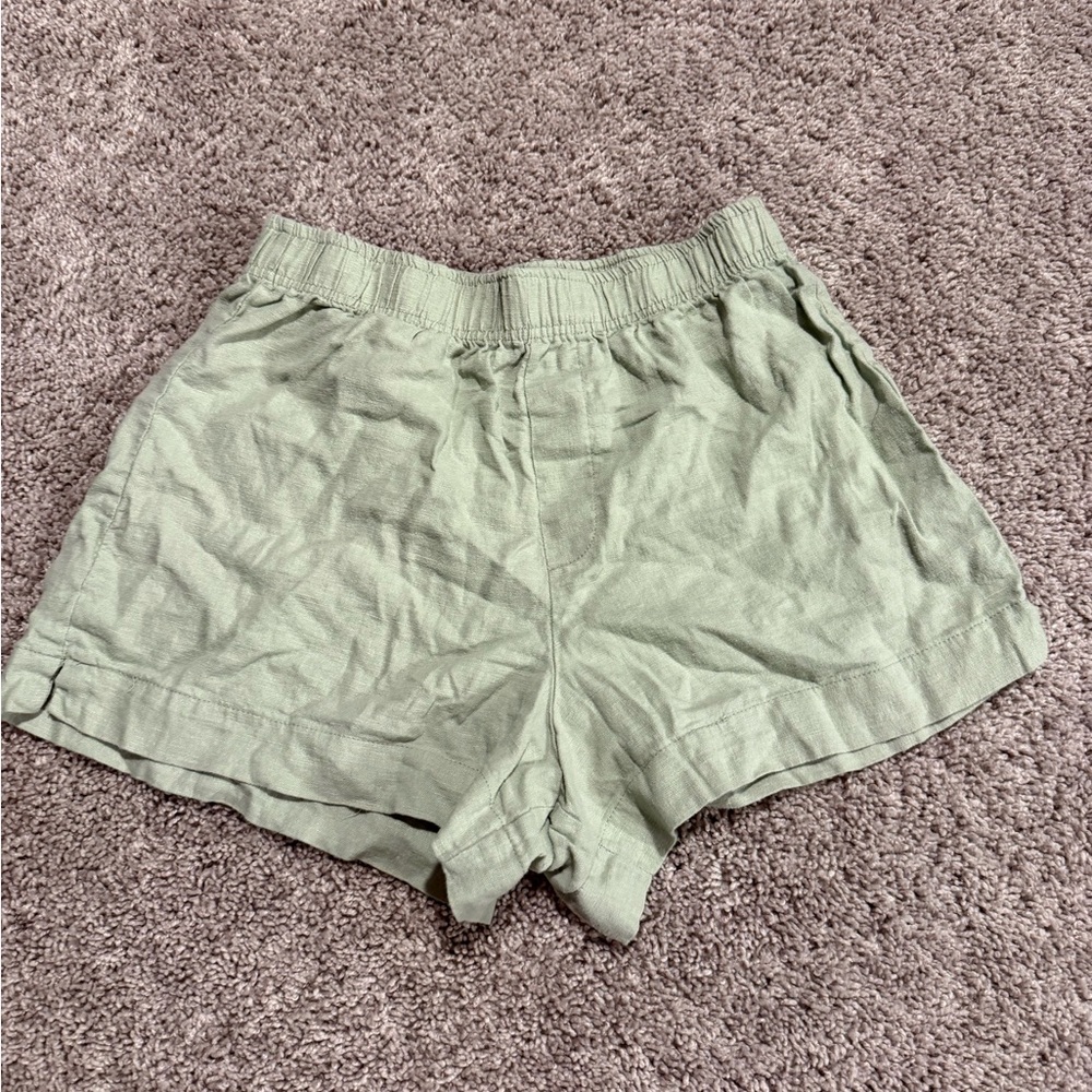 La Hearts Light Green Athletic Shorts